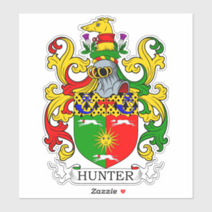 Pegatina Hunter Family Crest