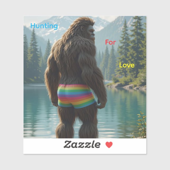 Pegatina Hunting for love (Hoja)