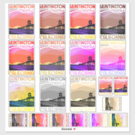 Pegatina Huntington Beach California