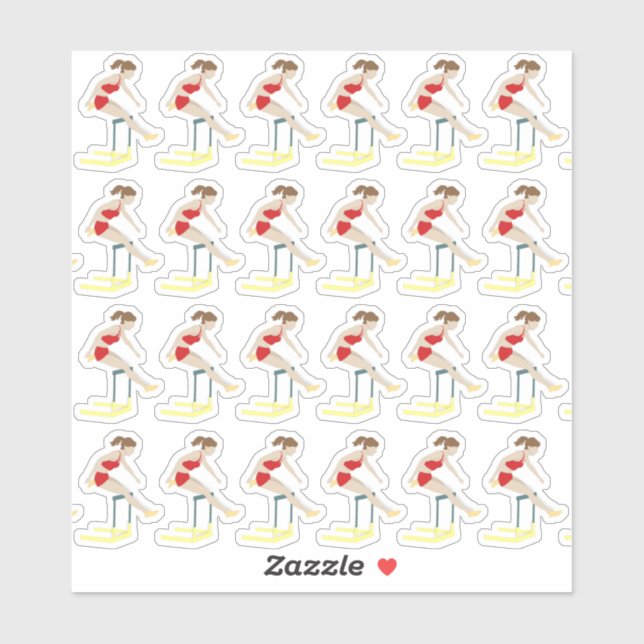 Pegatina Huracanes (Hoja)