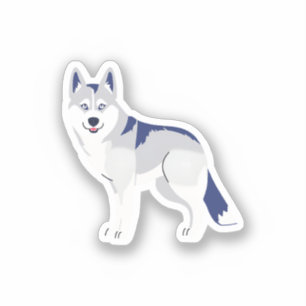 Pegatina Husky