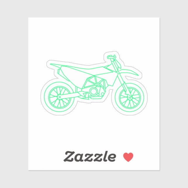 Pegatina Husqvarna 701 Neon style (Hoja)