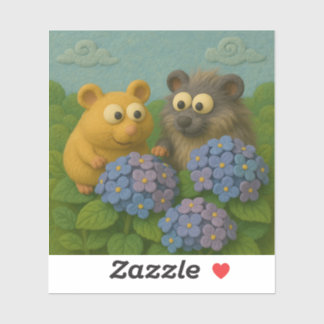 Pegatina Hydrangea Friends Sticker
