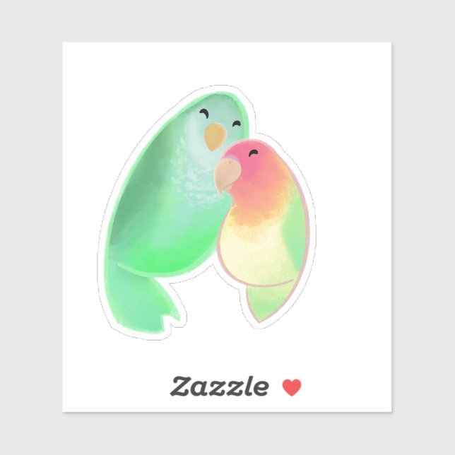 Pegatina Hylia y Mango (Hoja)