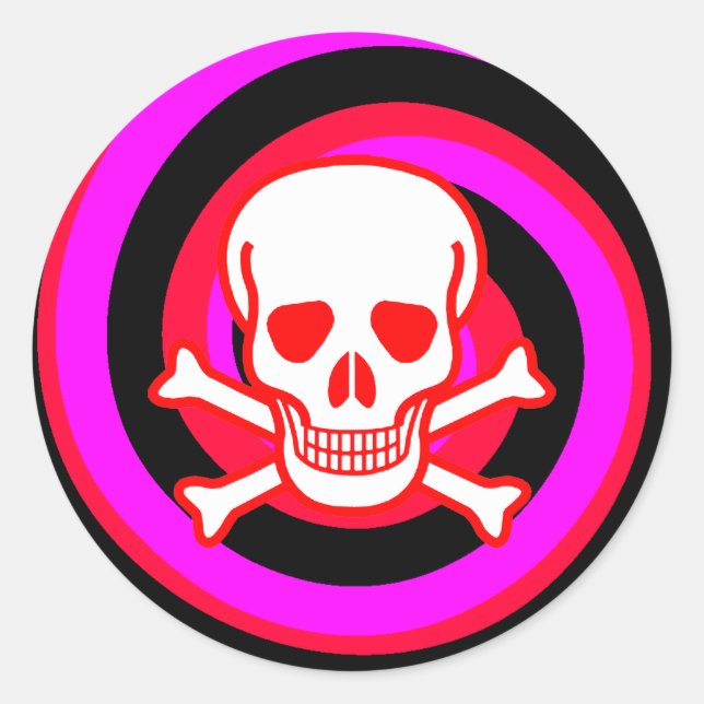 Pegatina HYPNO SKULL (Anverso)