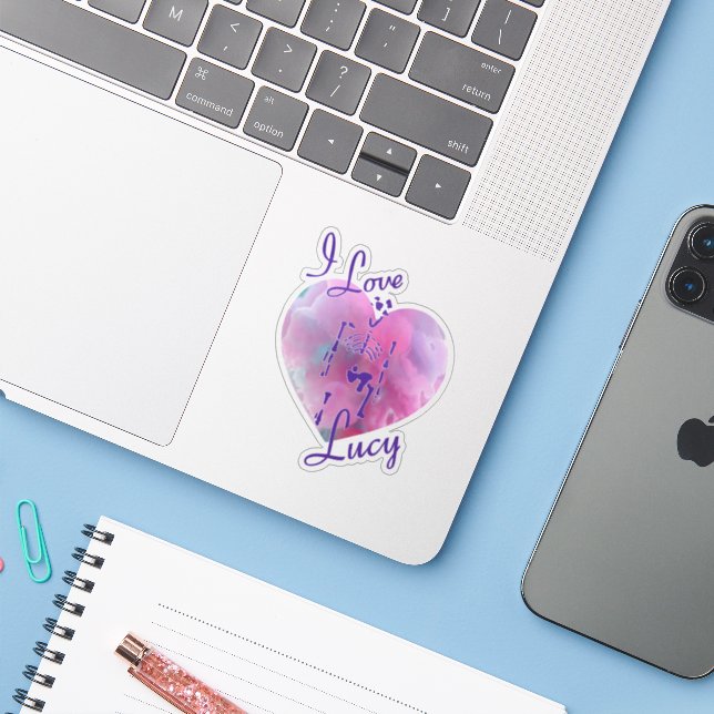 Pegatina I Love Lucy Fossil Australopithecus Sticker (Ordenado portátil con iPhone)