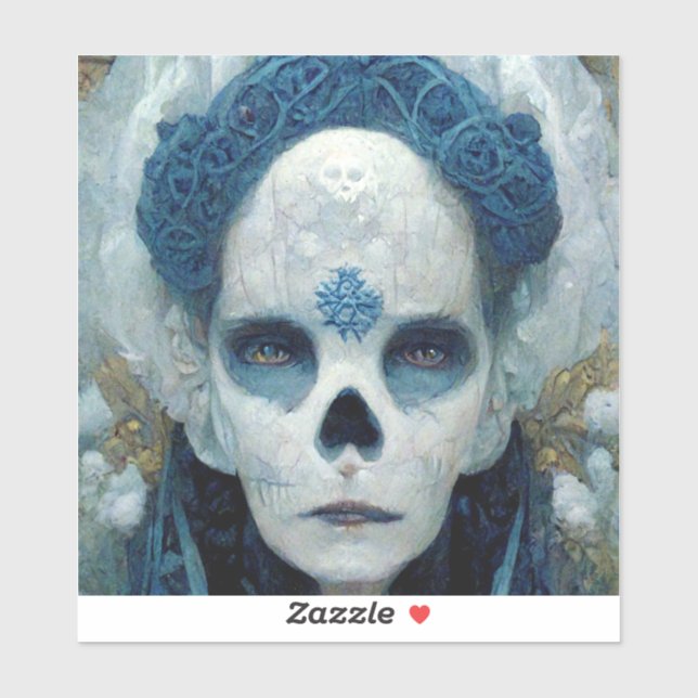 Pegatina Ice Witch 2 Fantasy Sci-Fi (Hoja)