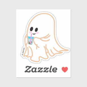 Pegatina Iced Coffee Ghost