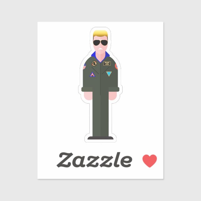 Pegatina Iceman – 80s Movie Icon Sticker (Hoja)