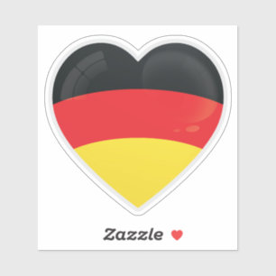 Pegatina Icono de amor de Alemania
