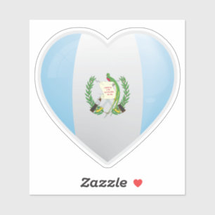 Pegatina Icono de amor de Guatemala