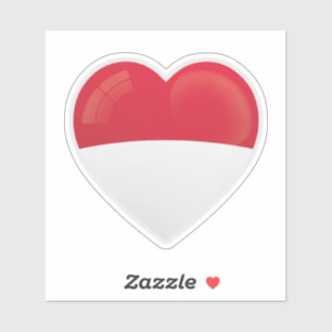 Pegatina Icono de amor de Indonesia