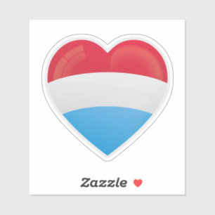 Pegatina Icono de Amor de Luxemburgo