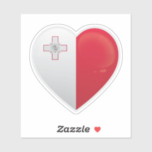 Pegatina Icono de amor de Malta