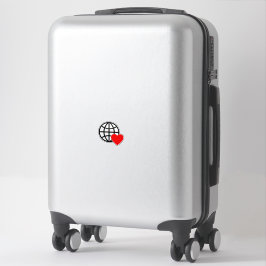 Pegatina Icono de Globo de Amor Mundial | Diseño de Verano 