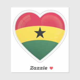 Pegatina Ícono del amor de Ghana