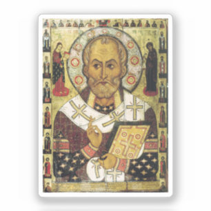 Pegatina Icono ruso de San Nicolás