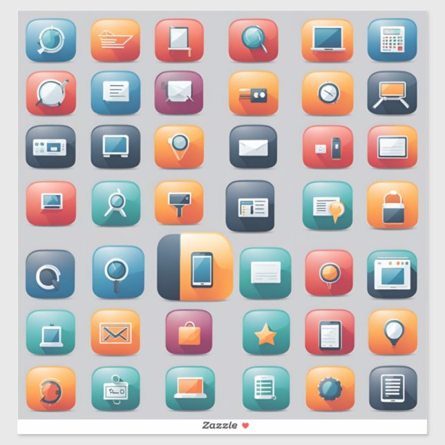 Pegatina iconos (Hoja)