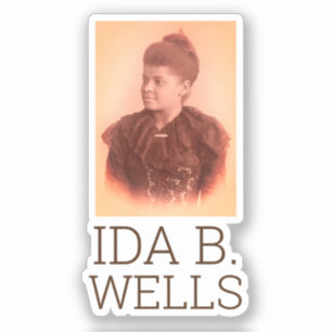 Pegatina Ida B. Wells