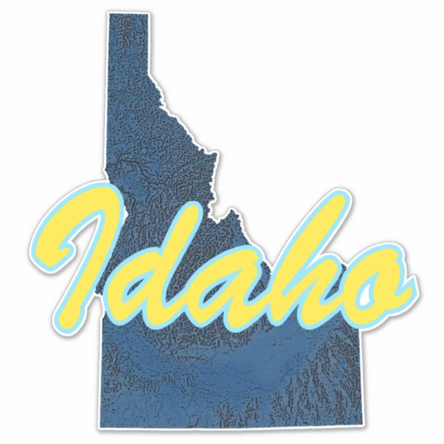 Pegatina Idaho (Anverso)