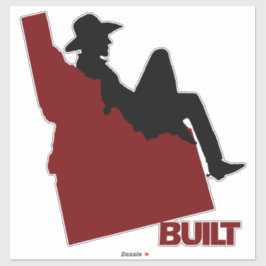 Pegatina Idaho Cowboy Vinyl Decal