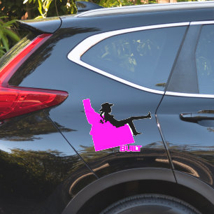 Pegatina Idaho Cowgirl Vinyl Decal