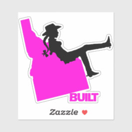 Pegatina Idaho Cowgirl Vinyl Decal