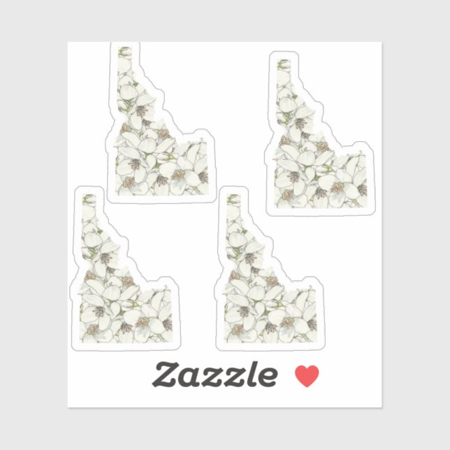 Pegatina Idaho Flower (Hoja)