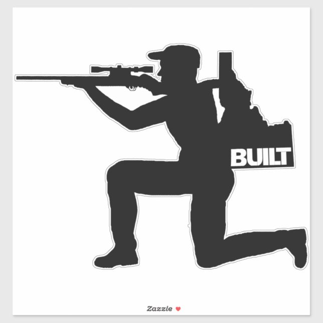 Pegatina Idaho Hunter Vinyl Decal (Hoja)