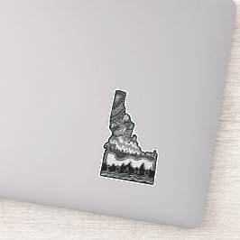 Pegatina Idaho lineart