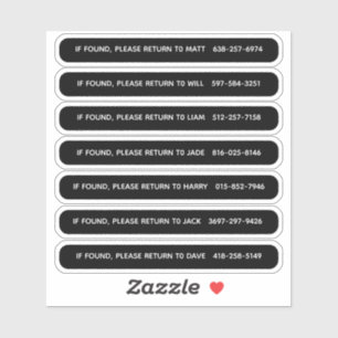 Pegatina Identificación Personalizada de Pala de Pickleball