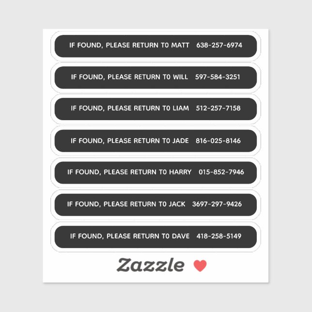 Pegatina Identificación Personalizada de Pala de Pickleball (Hoja)