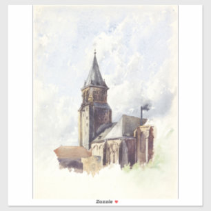 Pegatina Iglesia de Saint Germain des Pres París