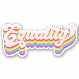 Pegatina Igualdad