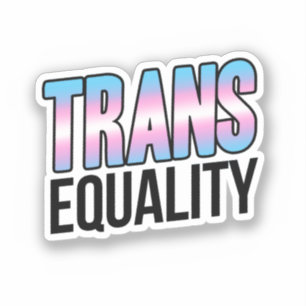 Pegatina Igualdad trans