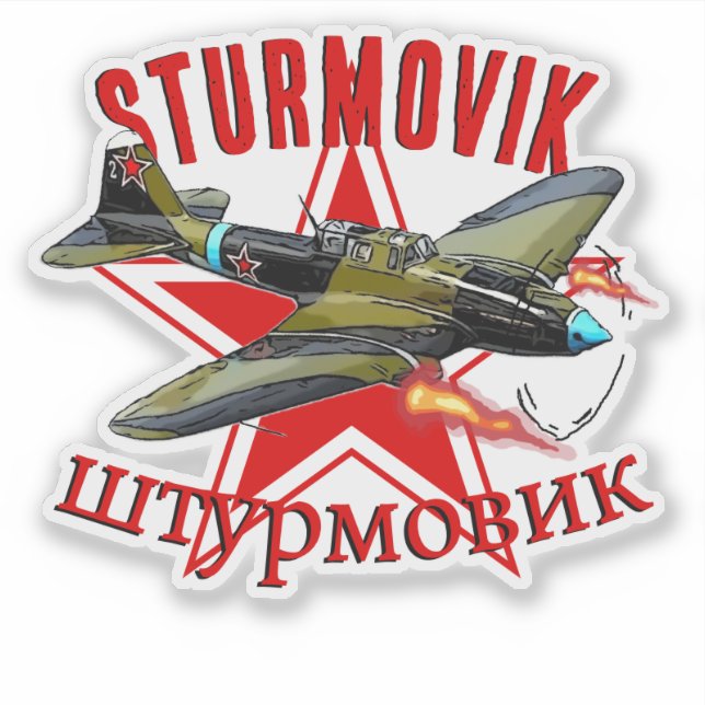 PEGATINA IL 2 STURMOVIK (Anverso)