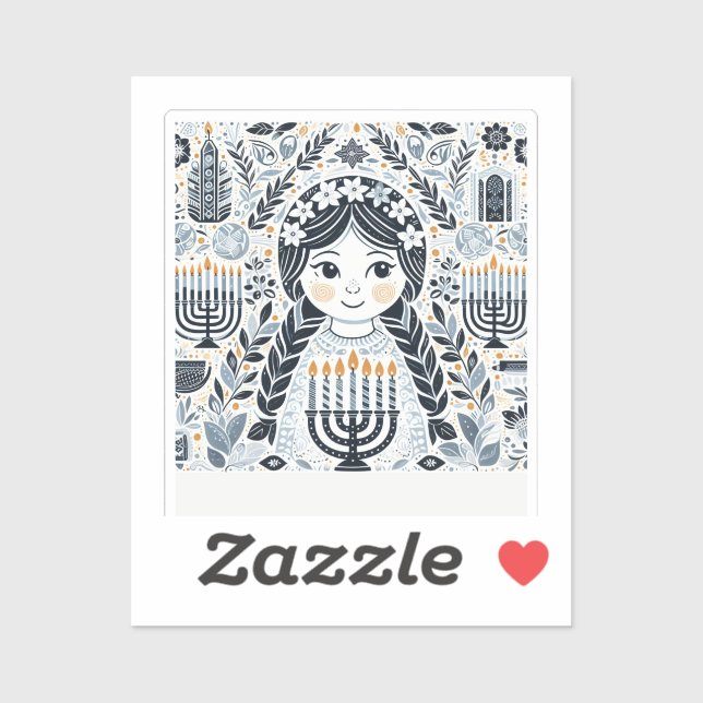 Pegatina Illuminate the Night: A Hanukkah Celebration (Hoja)