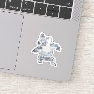 Pegatina Ilustración de adorable koala
