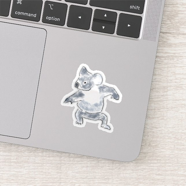 Pegatina Ilustración de adorable koala (Detalle)