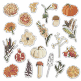 Pegatina Ilustracion de otoño.