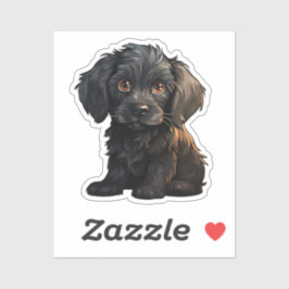 Pegatina Ilustracion de perro de dibujos animados