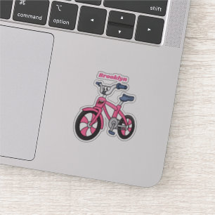 Pegatina Ilustracion de personalizado de bicicleta de niños