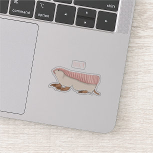 Pegatina Ilustracion de personalizado de hadas rosadas
