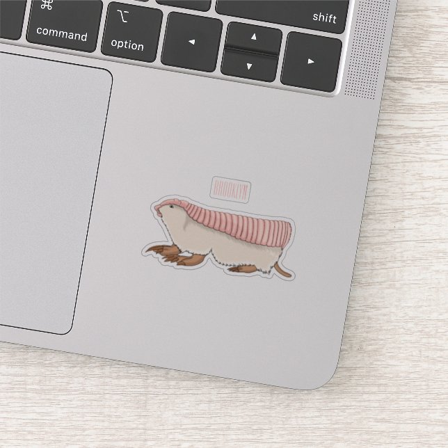 Pegatina Ilustracion de personalizado de hadas rosadas (Detalle)