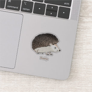 Pegatina Ilustracion de personalizado de hedgehog espinoso