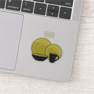 Pegatina Ilustracion de personalizado de juego de mesa