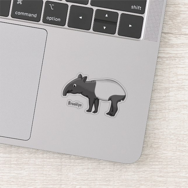 Pegatina Ilustracion de personalizado feliz (Detalle)