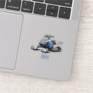 Pegatina Ilustracion de personalizado para motos de nieve