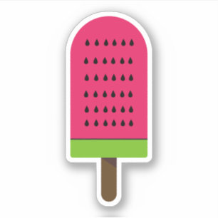 Pegatina Ilustracion de sandía de Popsicle