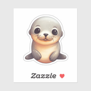 Pegatina ilustracion de sellado personalizado